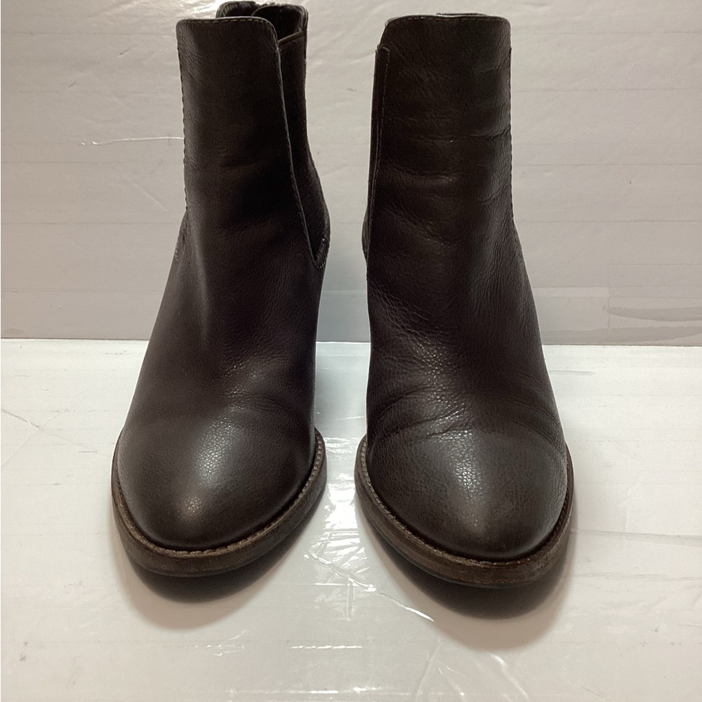 Aquatalia Dark Brown Ankle Boots Size 8